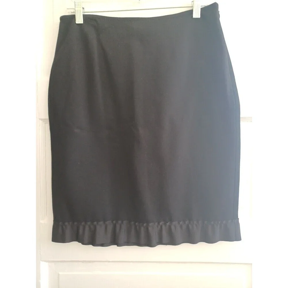 Ann Taylor set/3 straight skirts sz 6 career special occasion neutral classic - Picture 3 of 12